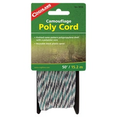Coghlans Poly Cord 50ft - Camo