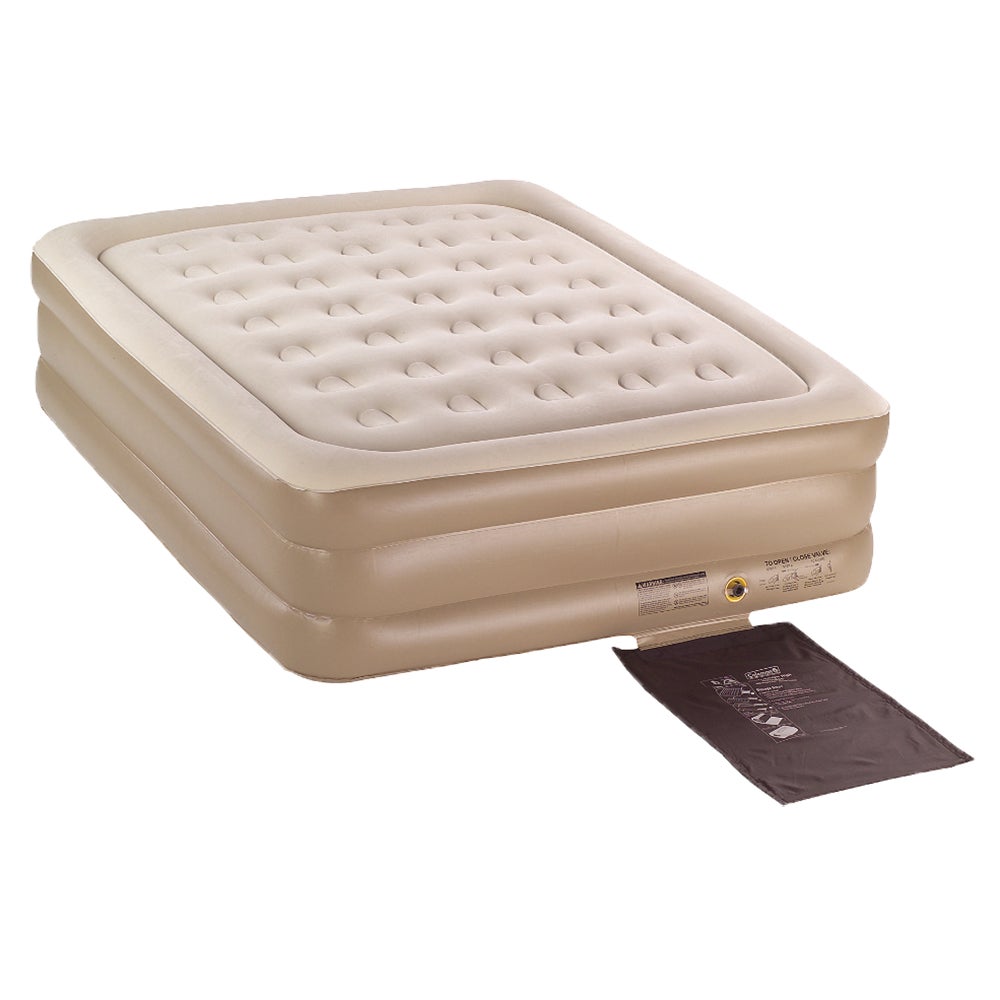 Double height single air bed top