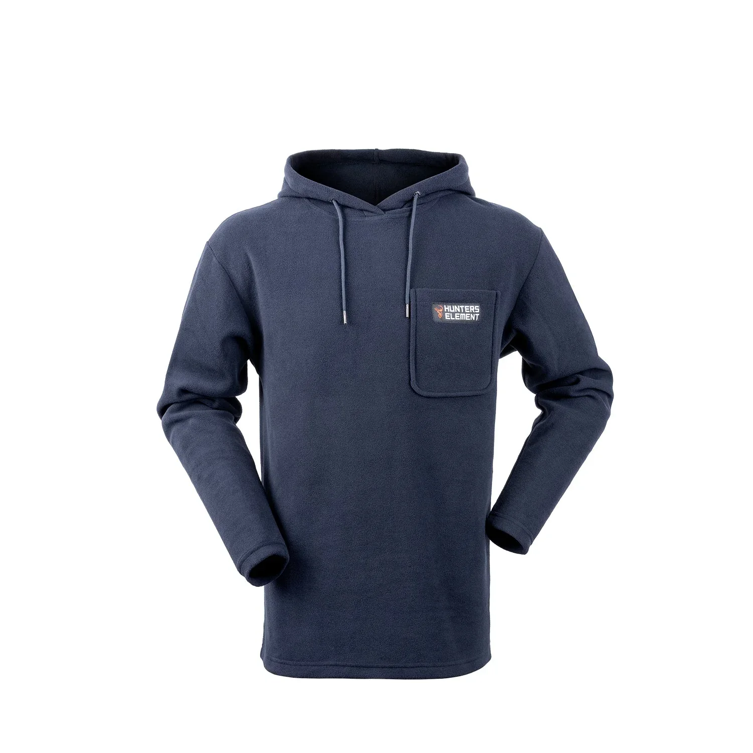 Hunters Element Mens Amble Fleece Hoodie Navy