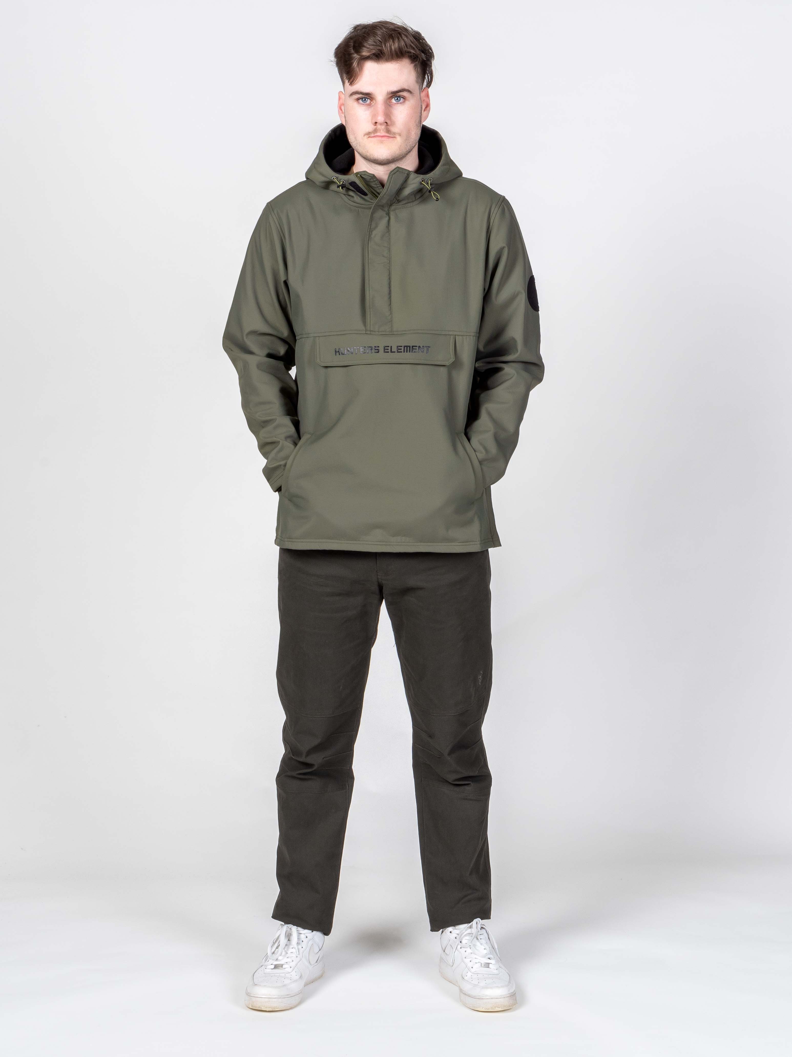 Hunters Element Mens Arcane Anorak Khaki