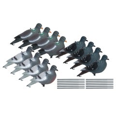 Birdlands Pigeon Decoy With Stake 15in 12pk