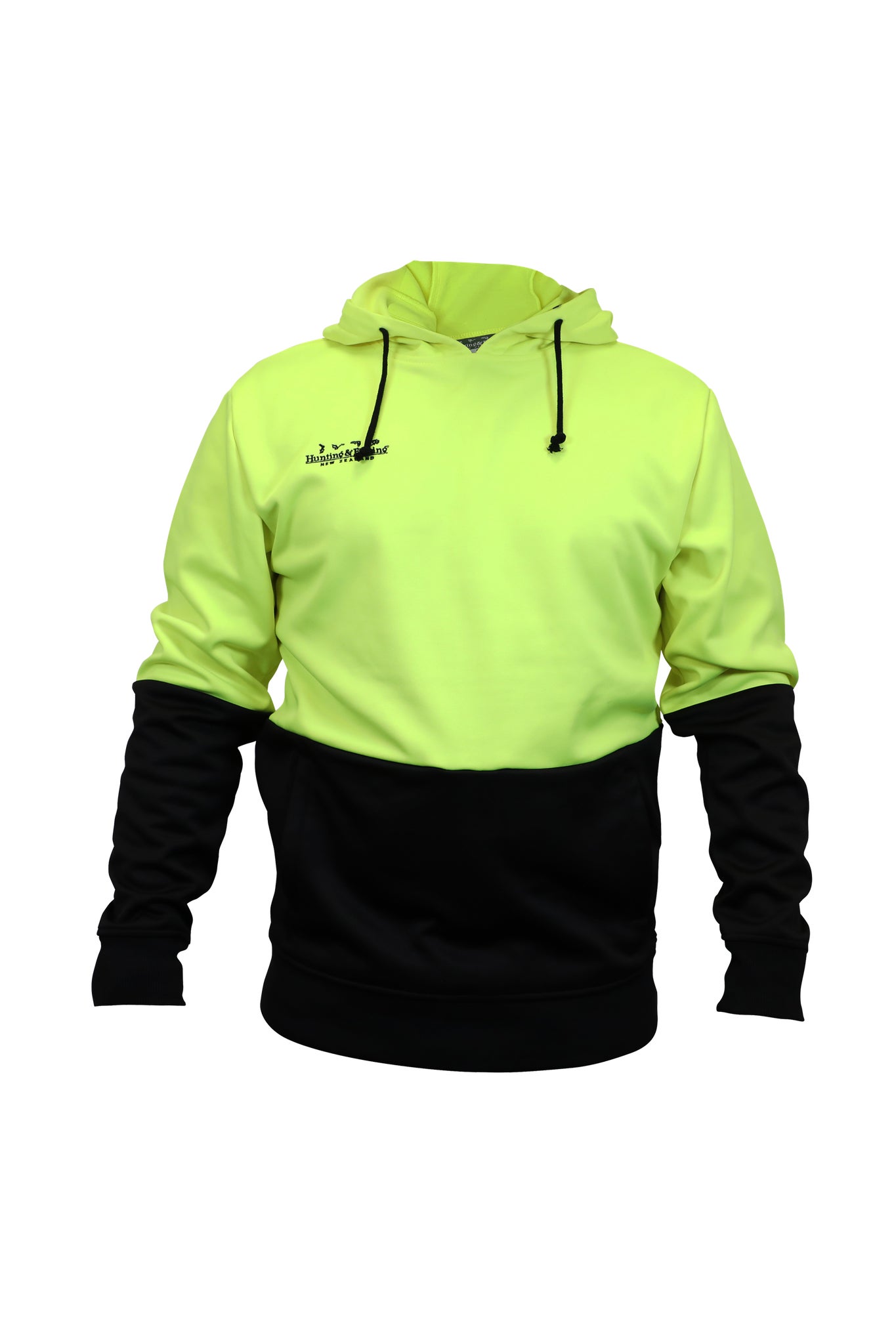 Buy Hunting Fishing Mens Tradie Hoodie Hi Vis Yellow Hunting Fishing