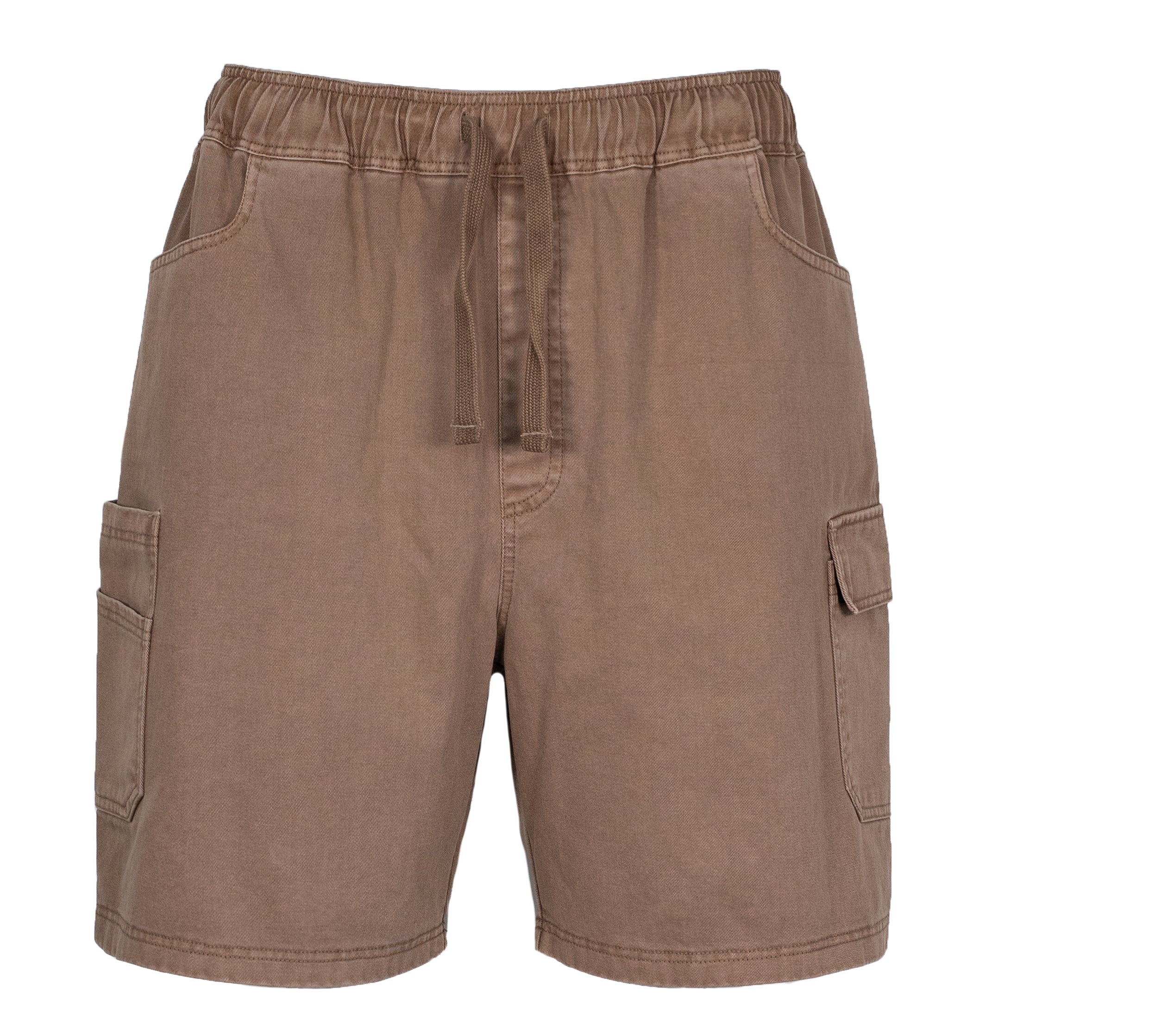 Hunting Fishing Mens Casual Cargo Shorts Walnut