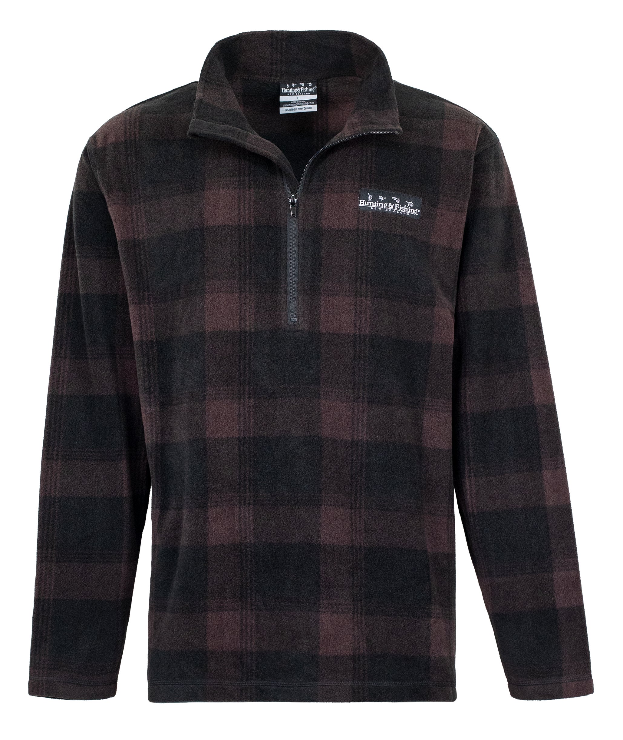 Buy Hunting Fishing Mens Retro Check Sweatshirt Hunting Fishing