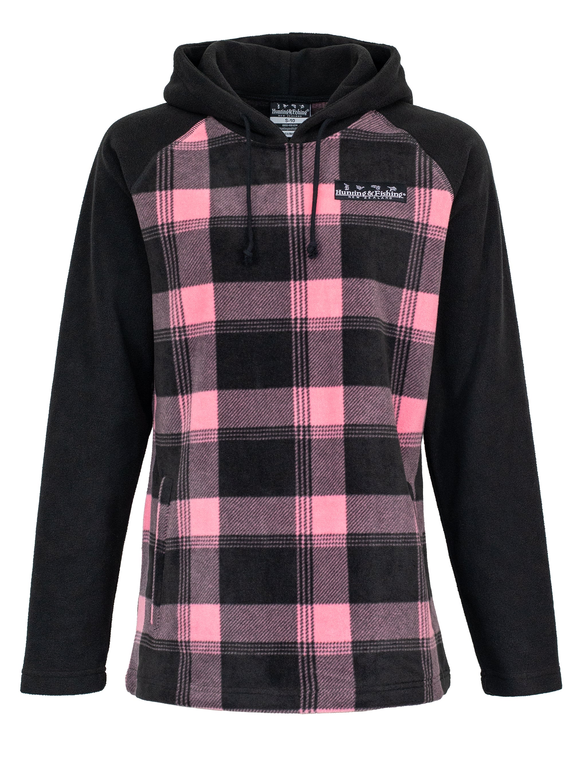 Buy Hunting Fishing Womens Retro Check Hoodie Hunting Fishing