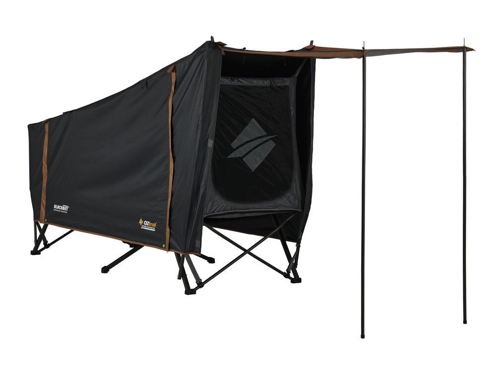 Buy Oztrail Easy Fold Block Out Stretcher Tent 1P Hunting Fishing