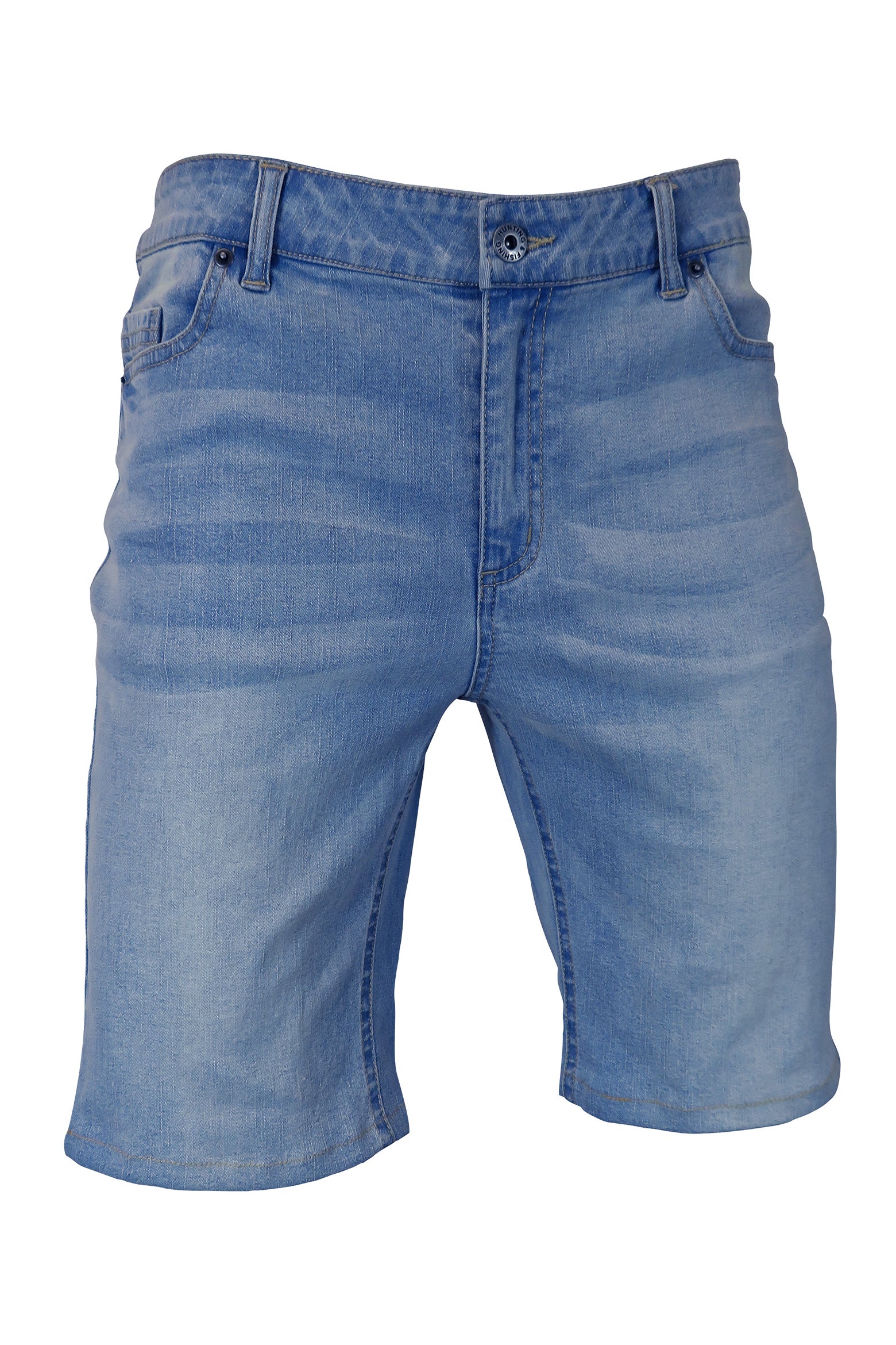 Hunting Fishing Mens Denim Shorts Black