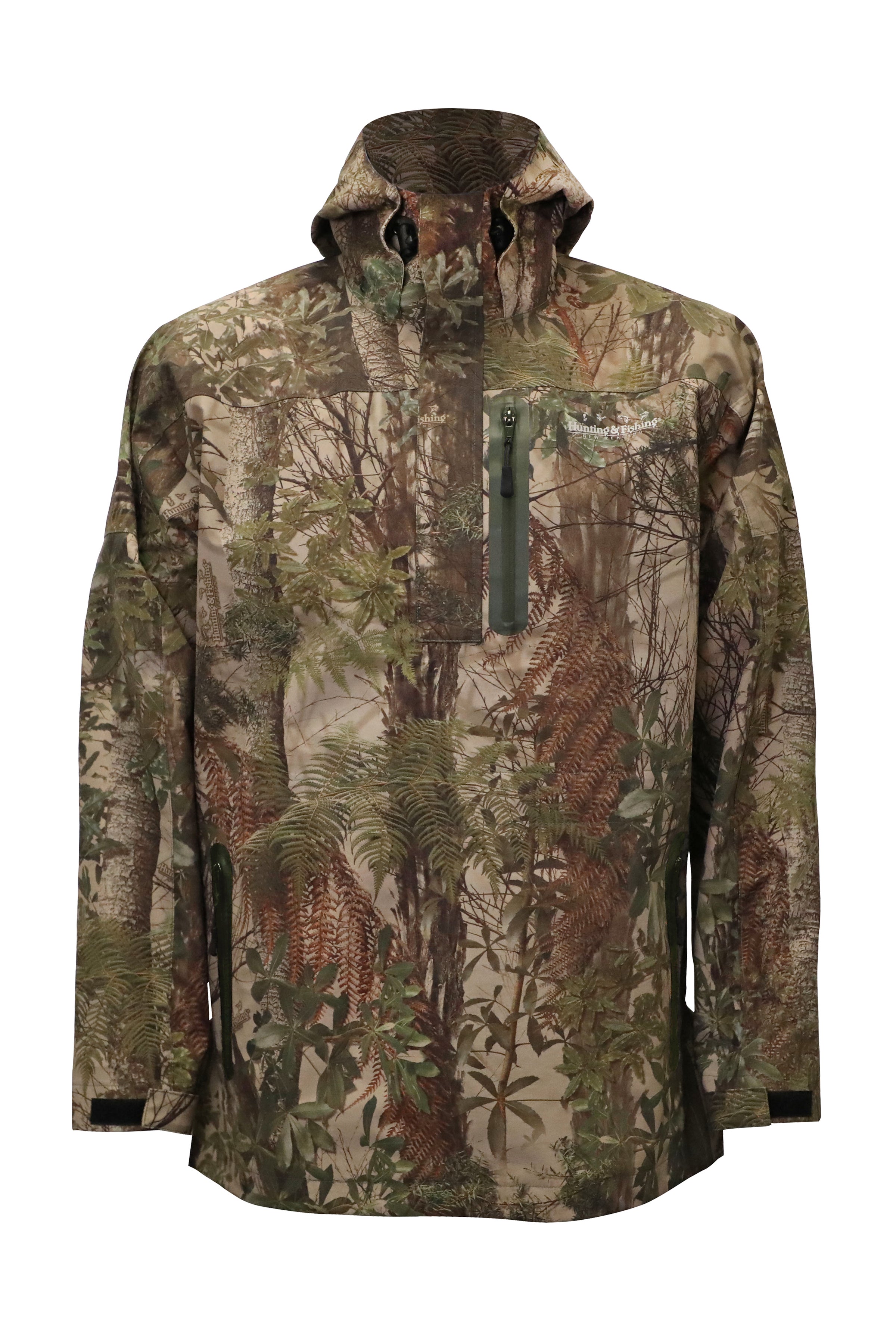 Hunting & Fishing Mens Thunder 3 Layer Pullover Forest