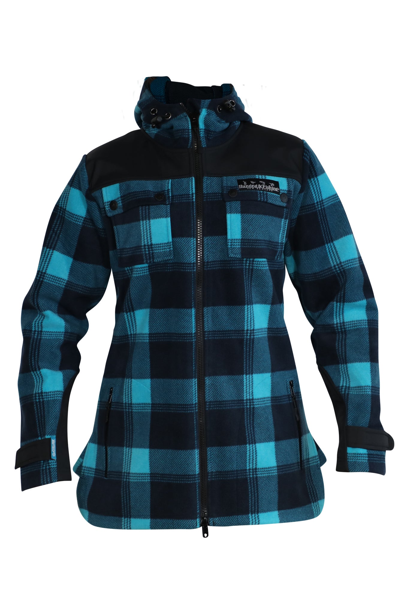 Buy Hunting & Fishing Womens Cyclone Extreme Retro Check Jacket - Phlox  Midnight