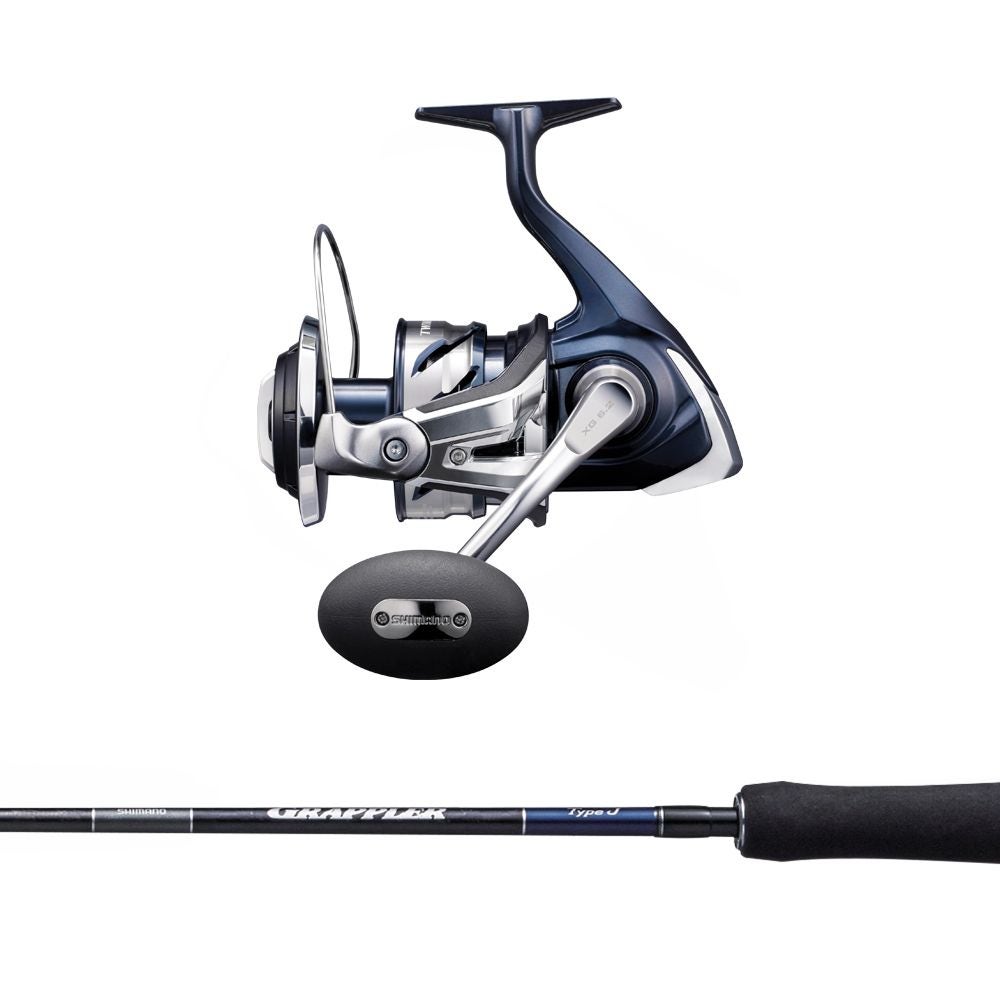 Buy Shimano Twin Power SW 14000XG-C Spin Reel / Grappler Type C 8'2 2pce  Medium Heavy Topwater Rod | Hunting & Fishing