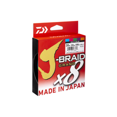 Daiwa X8 J-Braid Grand 500m Multi Colour 50lb