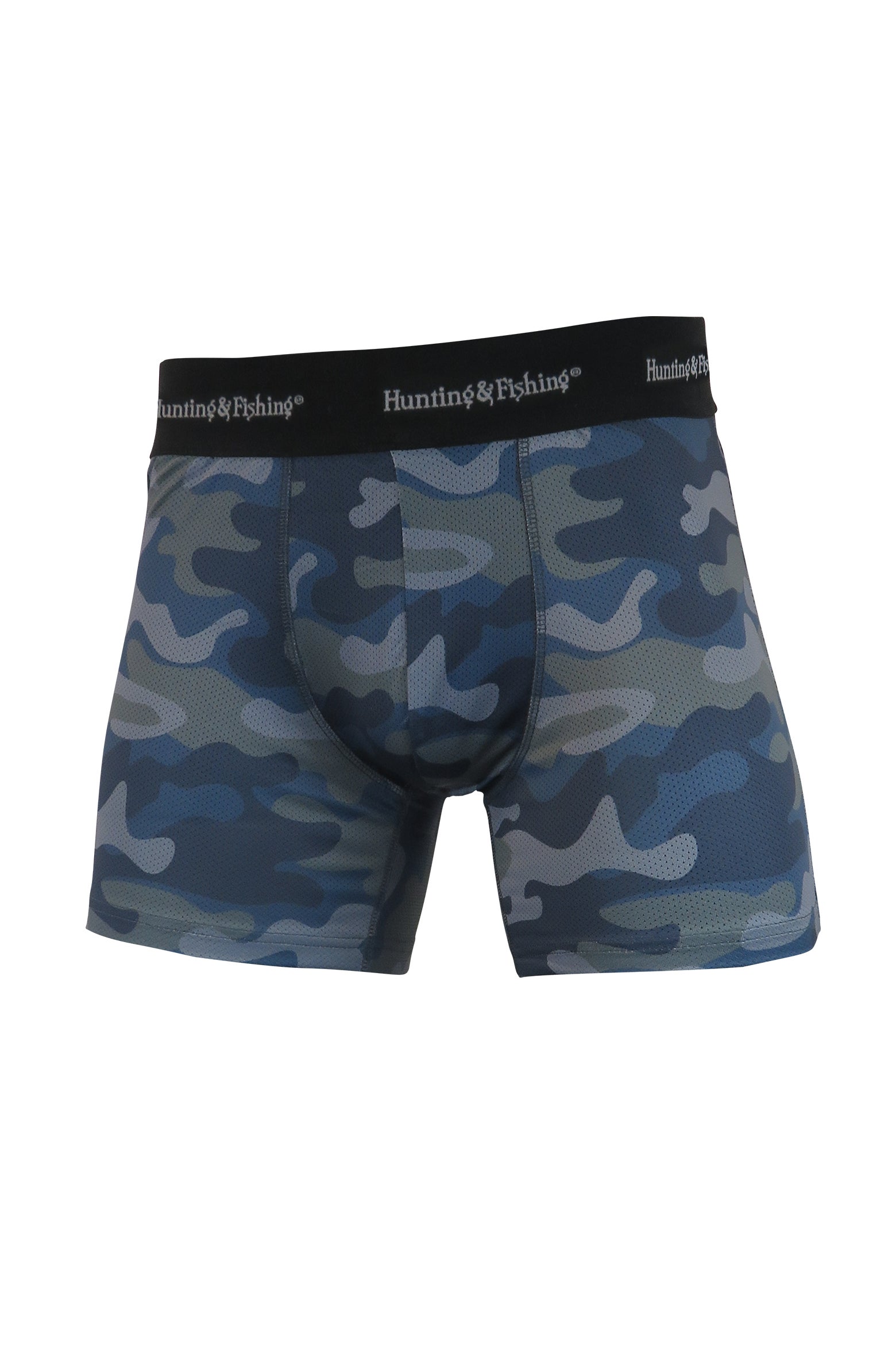 Buy Hunting & Fishing Mens Underwear Twin Pack - Black/Navy Camo