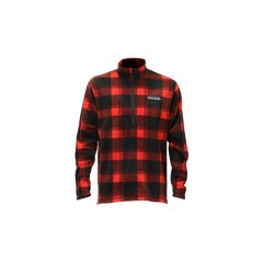 Hunting & Fishing Mens Retro Check Sweatshirt - Red/Black
