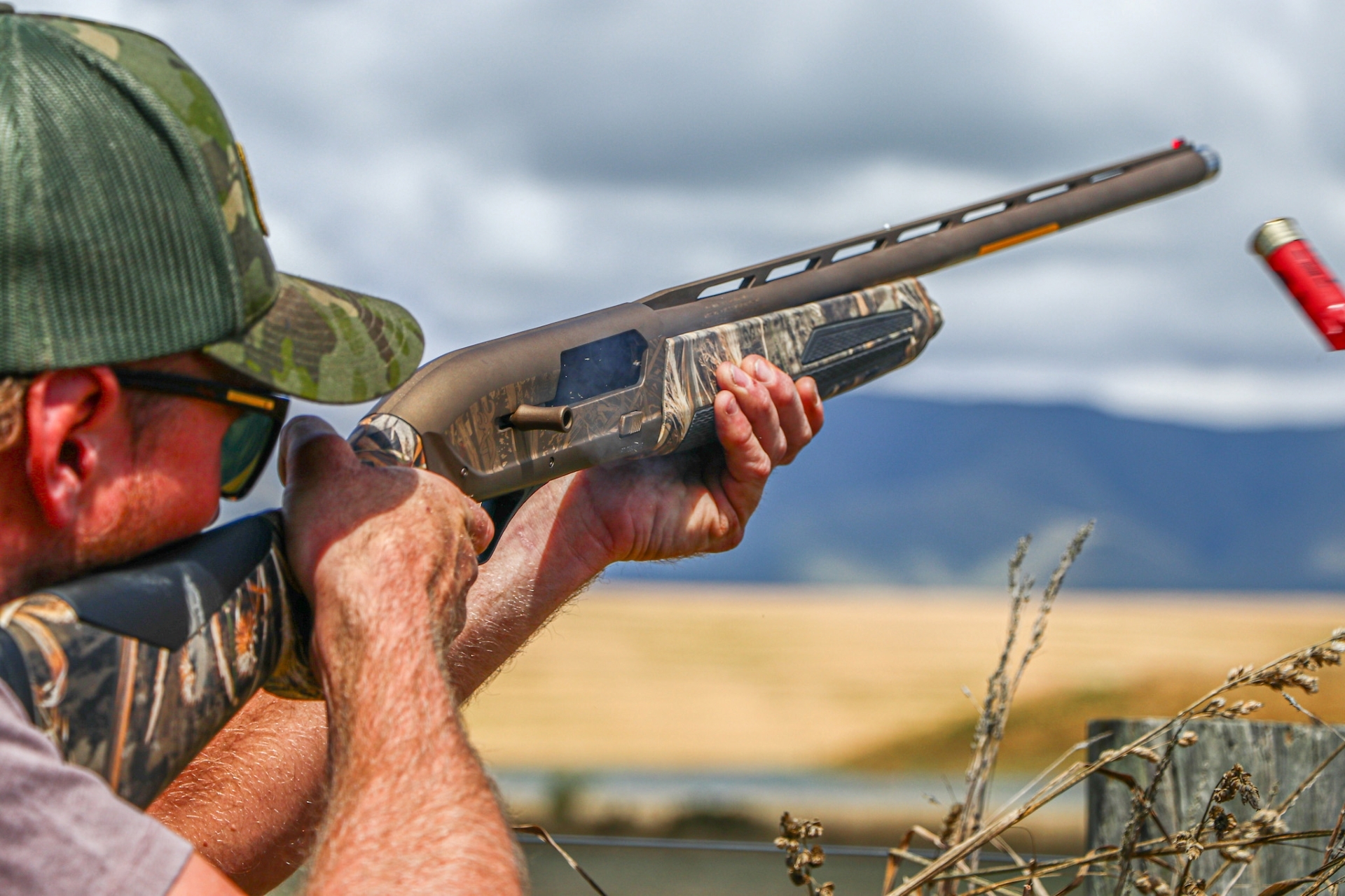 hunter morrow with browning rifle